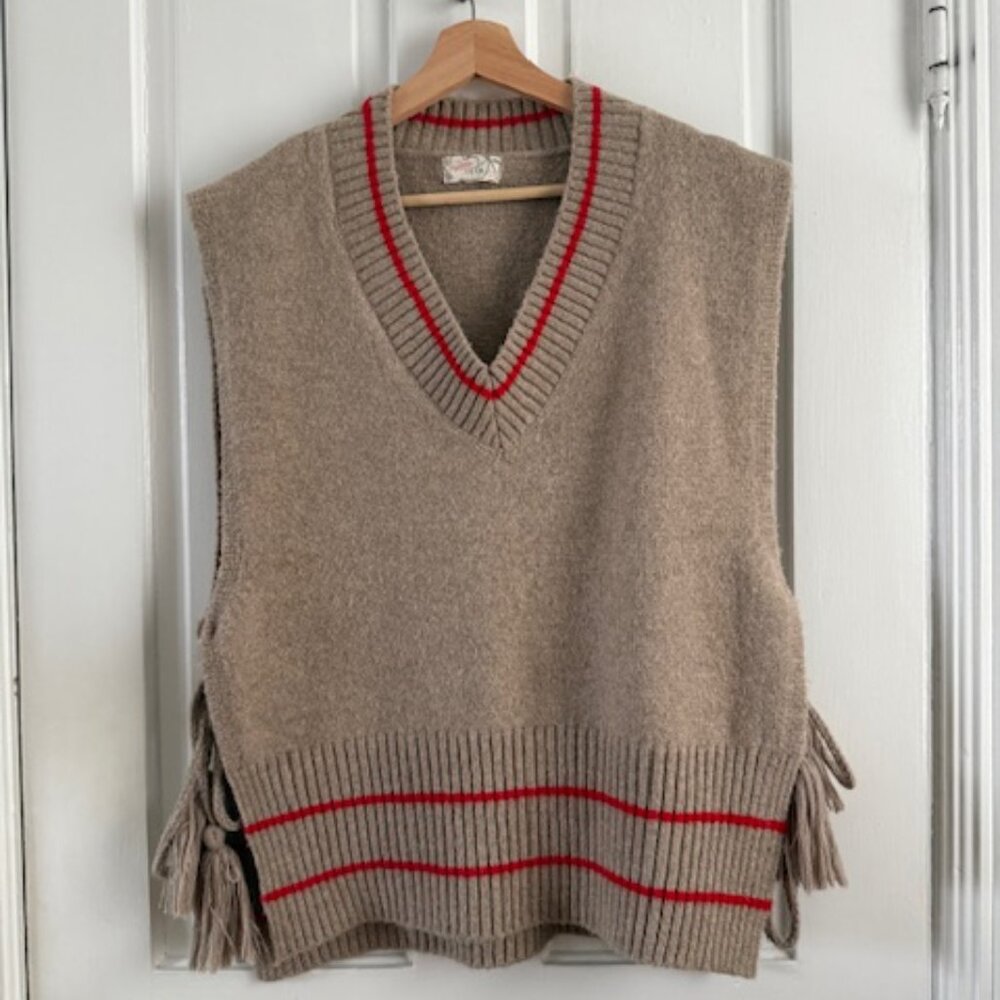 Free People: All Star Poncho Knit Sweater Vest
